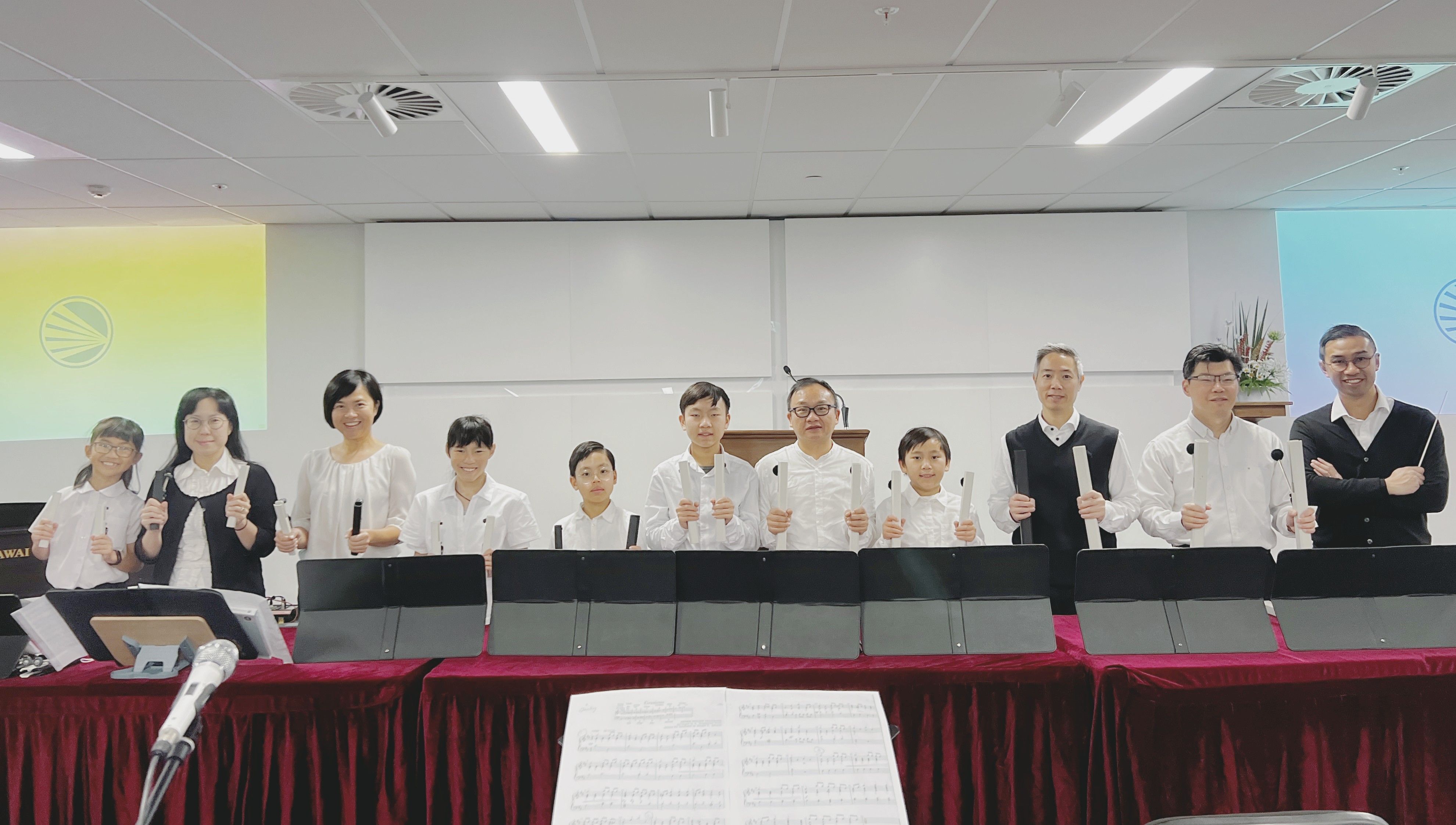 2023年6月 手鐘隊成立及首次獻奏